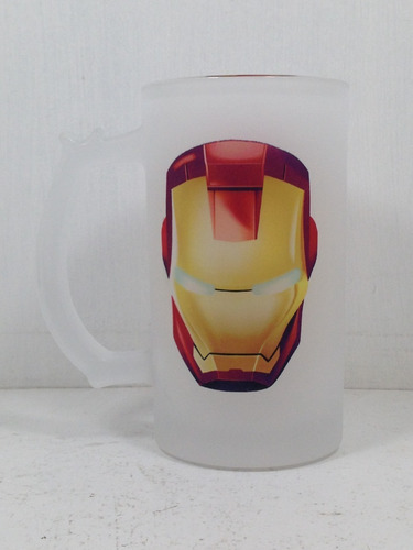 Caneca Chopp Cerveja 475ml Homem De Ferro Dc Comics Marvel