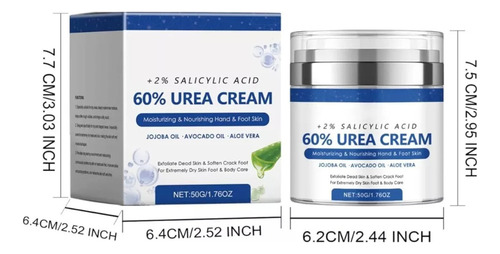 - Crema For Pies Con 60% De Urea Y 2% De Ácido Salicílico