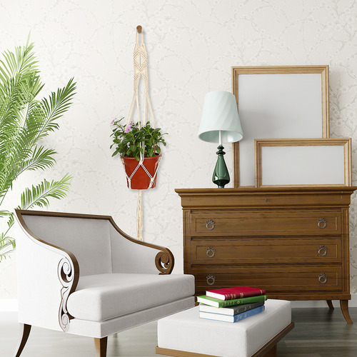 Cesta Colgante For Macetas De Interior Con Forma De Ramé