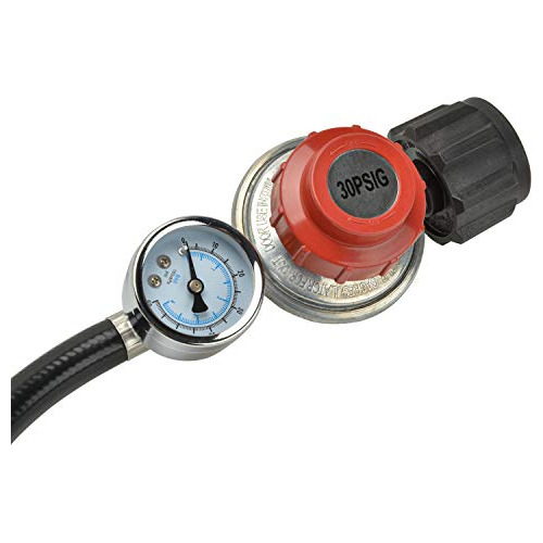 Regulador De Propano Ajustable De 4 Pies 0-30 Psi Medid...