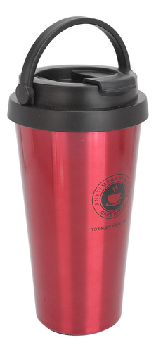 Tapa Aislante Para Tazas De Café De 500 Ml, Color Rojo Y Roj