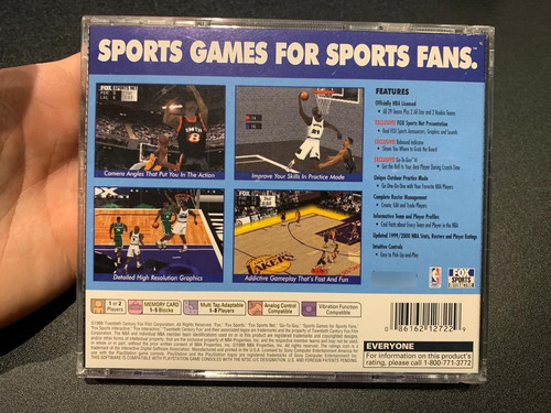 Nba Basketball 2000 Sony Playstation Ps1 (Usado)