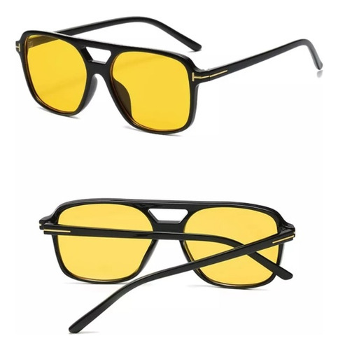 Gafas De Sol Vintage Rectangulares Estilo Retro De Diseñador