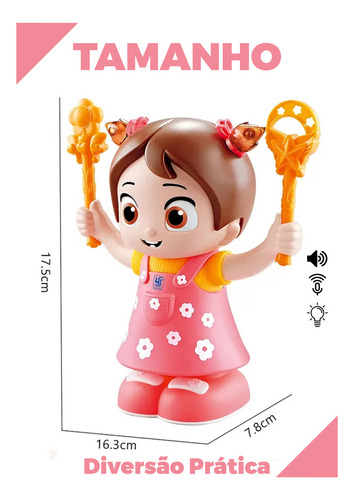 Boneca Dançante Com Luzes E Som Diversão Garantida
