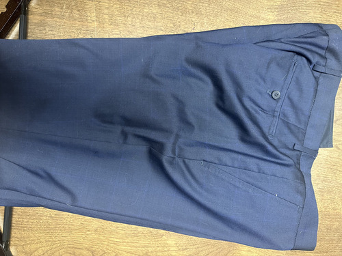 Traje 2 Piezas Massimo Dutti Azul Marino 44r (Usado)
