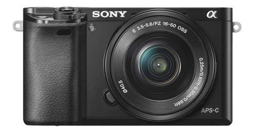 Imagen 1 de 7 de  Sony Kit Alpha 6000 16-50mm OSS ILCE-6000L sin espejo color  negro