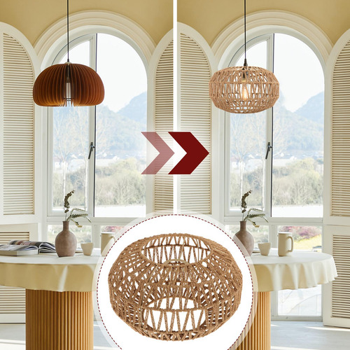 Abajur De Tecido Pendente, Luminária De Lustre, Abajur De