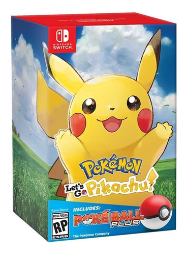 Pokemon Lets Go Pikachu Pokeball Plus Nintendo Switch Nuevo