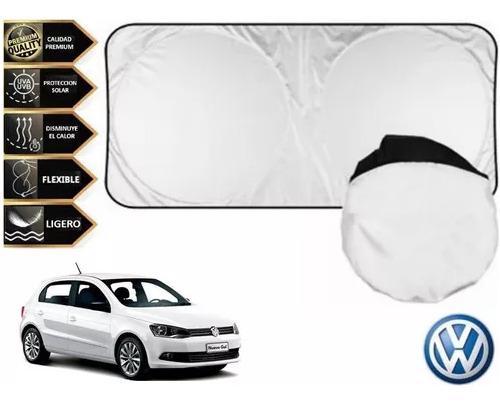 Parasol Cubresol Con Ventosas Para Hatchback Vw Gol 2016