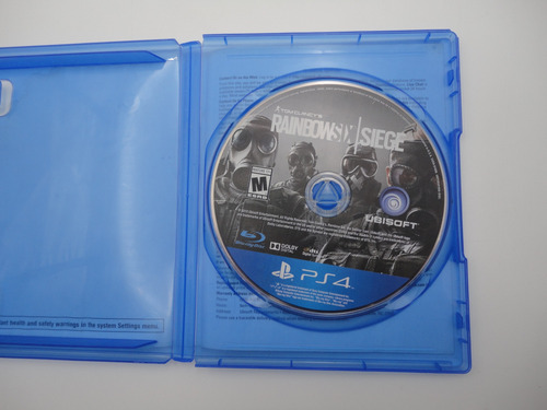 Tom Clancys Rainbowsix Siege Ps4 Disco Físico Original (Usado)
