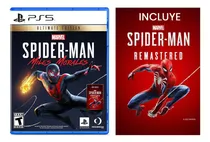 Comprar Spiderman Remasterizado + Spiderman Miles Morales 2 En 1 Ps5