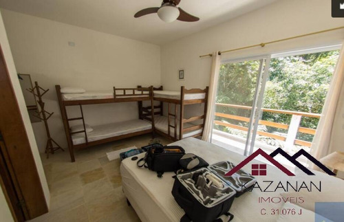 Imagem 11 de 13 de Casa 4 Dormitórios Com Piscina - Praia Morro Do Félix Ubatuba Litoral Norte - 5014