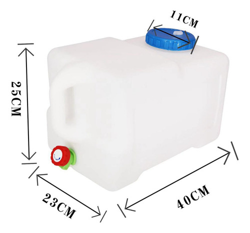 Contenedor De Almacenamiento De Agua De 18 Litros Con