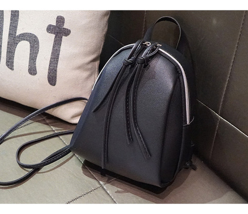 Mochila Chica Mujer Cuero Urbana Moderna Ultima Moda
