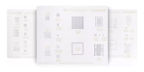 3d Bga Reballing Stencil Modelo A12 iPhone XR Xs Xs Max 11