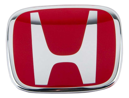 Emblema Para Volante Honda Autoadherible 4 X 5 Cm Rojo
