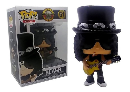 Guns N´roses Slash - Funko Pop Boneco Gnr G N´r