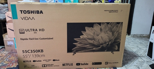 Imagem 1 de 3 de Smart Tv Toshiba 55 Polegadas - 55c350kb