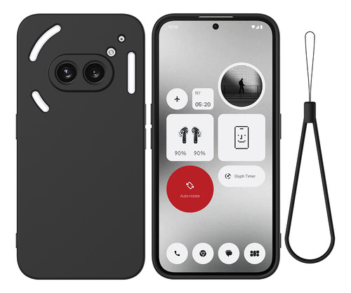 Funda De Silicona Para Nothing Phone 2a Plus 3a Pro Cmf Phone 1, Cordón De Lujo Al Tacto De La Piel, Ultrafina Y Suave, Anticaída