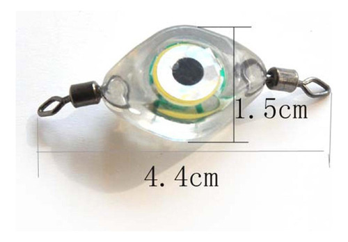 S Para # 10 Unidades De Luz Led Con Forma De Ojo De Pez,