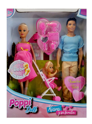 Muñeca Poppi Doll - Kiara Y Su Familia. B197