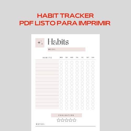 Habit Tracker 2023 Planeador Para Seguir Tus Hábitos