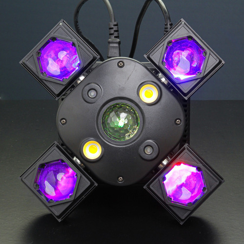 Canhão Moving 80w 4 Leds Rgb Lasers Strobo Dmx Bivolt Show