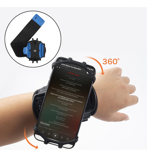 Braçadeira De Corrida Para iPhone 11, Braçadeira Azul