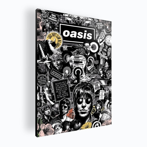 Cuadro Decorativo Moderno Mural Poster Oasis 42x60 Mdf