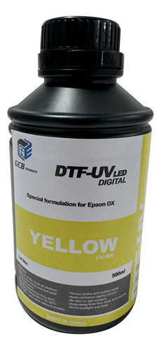 Kit 5l Tinta Dtf Uv Led Cores Cmyk + Branco P/ Cabeças Epson