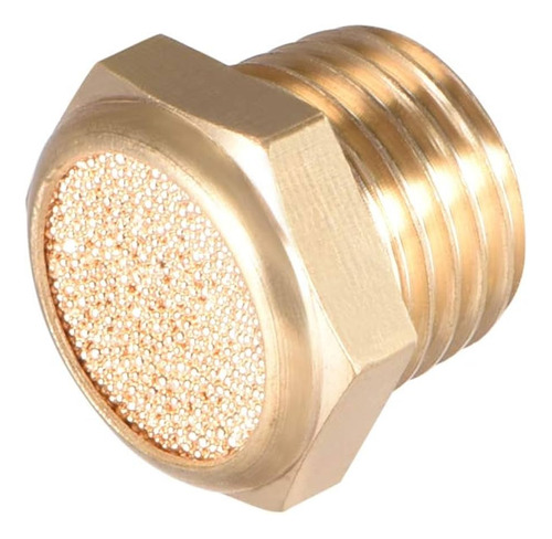 Silenciador Bronce Plano R 3/8 Bolsa De 10 Pzas