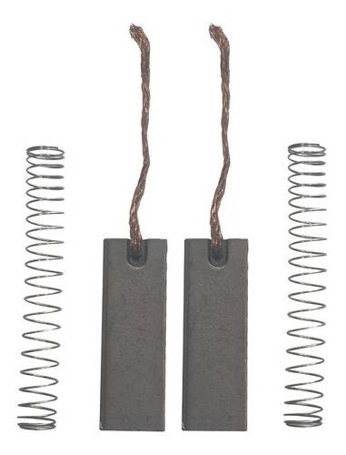 Imagen 2 de 5 de Juego Carbones Para Lavarropas Samsung 1702 / 1904 13.5mm