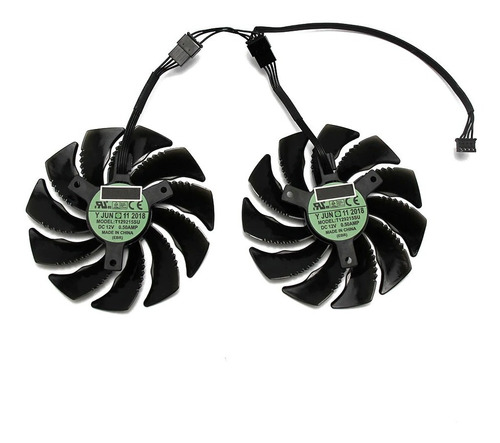 Ventilador Dual Gygabite Rx580 Gforce Gtx  Model T129215su