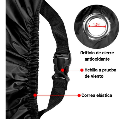 Cubierta De Motocicleta Solar Impermeable Para Todo Clima