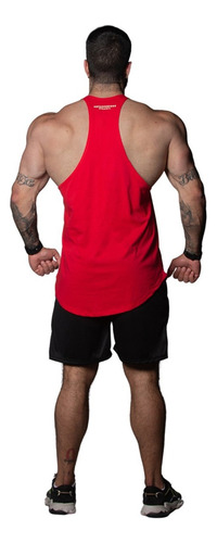 Musculosa Gym Gimnasio Entrenamiento Anatomic Method Roja