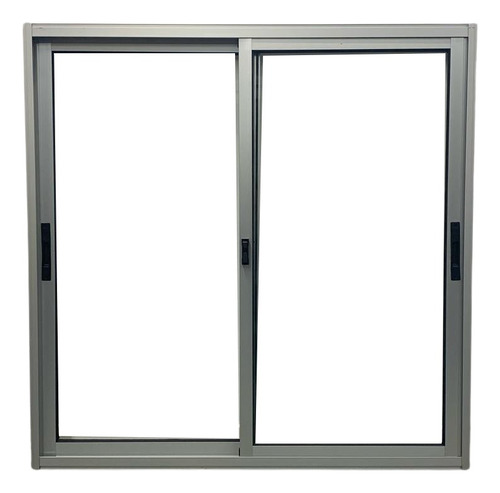 Ventana Aluminio S20 Gris Anodizado 150 X 150 Gris