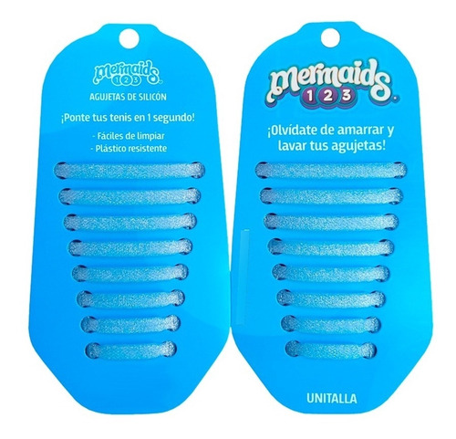 Agujetas Brillantes De Silicón Mermaids123 Doradas -16 Pzas