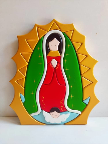 Virgen Elaboradas En Mdf 