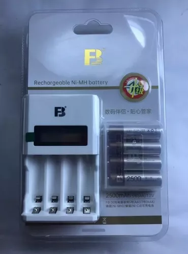 FB Cargador Viajero de Pilas Recargables AA - AAA