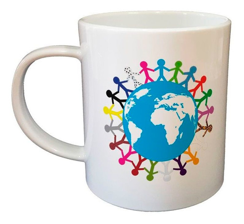 Taza De Plastico World Paz Sociedad Naturaleza