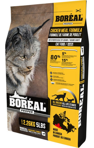 Boreal Alimento Gato Proper Pollo 2,27 Kg