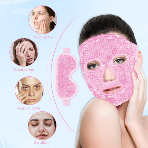 Juego De Mascarilla Refrescante Para Los Ojos Y Mascarilla F