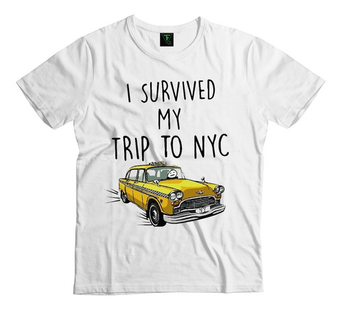 Polera I Survived My Trip To Ny Tom Holland Niño Niña Algodn