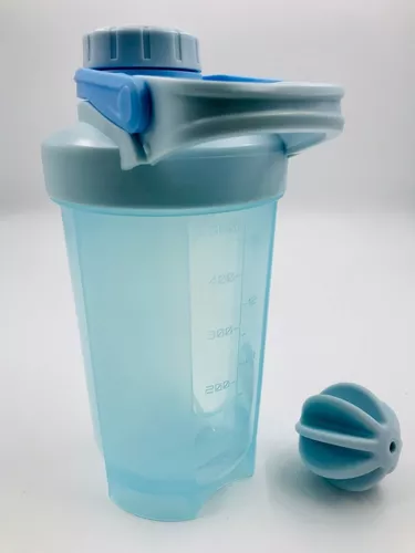 Termo Botella de agua con agitador de proteínas con vaso mezclador