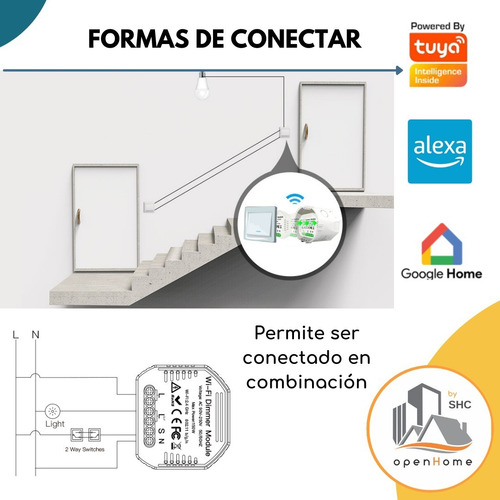 Módulo/switch Dimmer Zigbee 1 Canal | Tuya Smart | Domótica