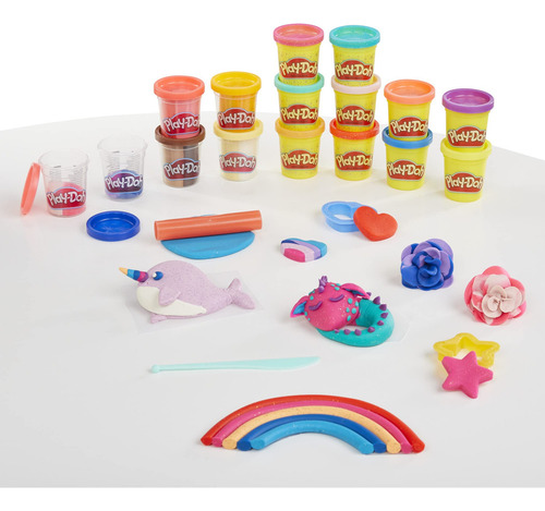Play-doh Sparkle And Scents Variety Pack De 16 Latas