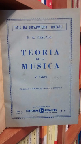 Teoría De La Música 3a Parte - E. A. Fracassi
