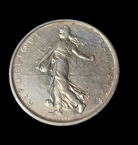 Moneda Francia 5 Francos, 1964 Plata 0.835 Km# 926 - 956