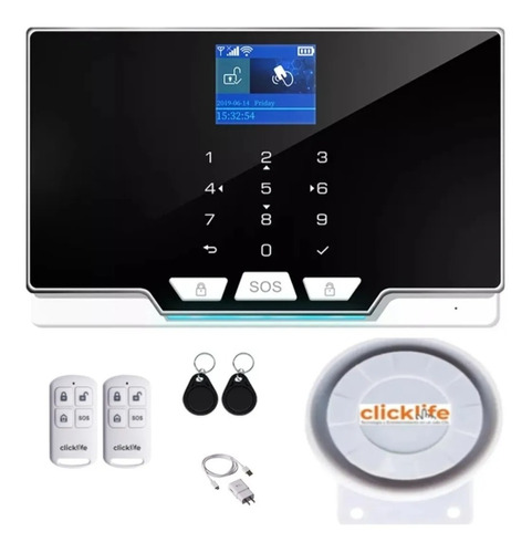 Alarma Panel Negocio Gsm Wifi Inalambrica Kit Touch / App