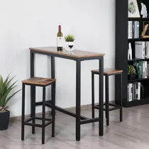 Comprar Combo Mesa De Comedor Industrial + 2 Sillas Industriales
